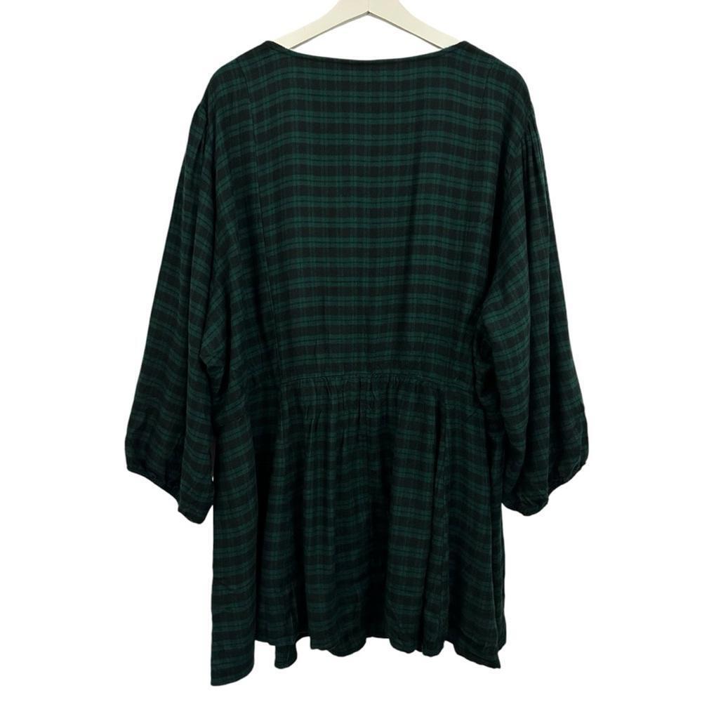 Torrid Women’s Plaid Fit And Flare Softest Flannel Tunic Size 3 - Picture 2 of 5